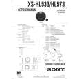 SONY XSHL533 Service Manual cover photo
