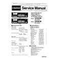 CLARION CRH81R Service Manual cover photo