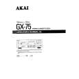 AKAI GX-75 Owner's Manual cover photo
