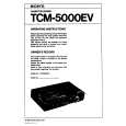 SONY TCM-5000EV Owner's Manual cover photo