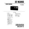 SONY ICF-M50RDS Service Manual cover photo