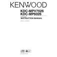 KENWOOD KDC-MP6026 Owner's Manual cover photo