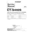 PIONEER CT-S440S Service Manual cover photo