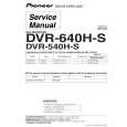 PIONEER DVR640HS Service Manual cover photo