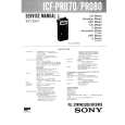 SONY ICFPRO70 Service Manual cover photo