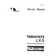 NAKAMICHI LX5 Service Manual cover photo