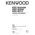 KENWOOD KDC-W3544W Owner's Manual cover photo