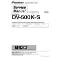 PIONEER DV-500K-K/WYXZTUR5 Service Manual cover photo