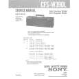 SONY CFSW390L Service Manual cover photo