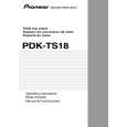 PIONEER PDK-TS18 Owner's Manual cover photo