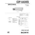 SONY CDP-XA30ES Service Manual cover photo