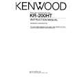 KENWOOD KR200HT Owner's Manual cover photo