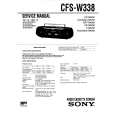 SONY CFSW338 Service Manual cover photo