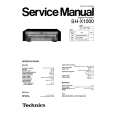 TECHNICS SHX1000 Service Manual cover photo