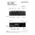 KENWOOD KA-1060 Service Manual cover photo