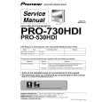 PIONEER PRO730HDI Service Manual cover photo
