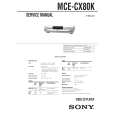 SONY MCECX80K Service Manual cover photo
