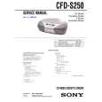 SONY CFDS250 Service Manual cover photo