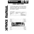 KENWOOD KXC757 Service Manual cover photo