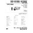 SONY DCRVX1000/E Service Manual cover photo