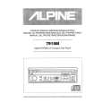 ALPINE 7915M Owner's Manual cover photo