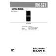 SONY RM671 Service Manual cover photo