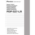 PIONEER PDP-S27-LR/XIN1/E Owner's Manual cover photo