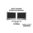 SONY KVTG Owner's Manual cover photo