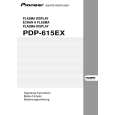 PIONEER PDP-615EX Owner's Manual cover photo