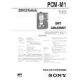 SONY PCMM1 Service Manual cover photo