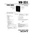 SONY WMDD3 Service Manual cover photo
