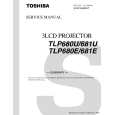 TOSHIBA TLP680U,E Service Manual cover photo