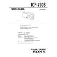 SONY ICF-790S Service Manual cover photo