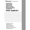 PIONEER PDP-42MVE1 Owner's Manual cover photo