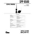 SONY SPP8500 Service Manual cover photo