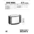 SONY KVE2561A Service Manual cover photo