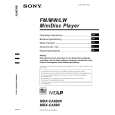 SONY MDXCA680 Owner's Manual cover photo