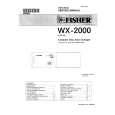 SANYO WX2000 Service Manual cover photo