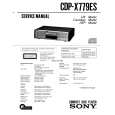 SONY CDPX779ES Service Manual cover photo