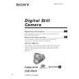 SONY DSC-F505 Owner's Manual cover photo