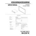SONY KDE50XBR950 Service Manual cover photo