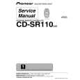 PIONEER CD-SR110 Service Manual cover photo