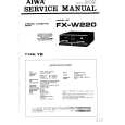 AIWA FXW220 Service Manual cover photo