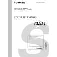 TOSHIBA 13A21 Service Manual cover photo