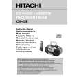 HITACHI CX45E Owner's Manual cover photo