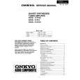 ONKYO RX8410R Service Manual cover photo