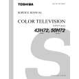 TOSHIBA 50H72 Service Manual cover photo