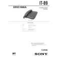 SONY ITB9 Service Manual cover photo