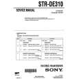 SONY STR-DE310 Service Manual cover photo