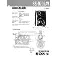 SONY SSD702AV Service Manual cover photo